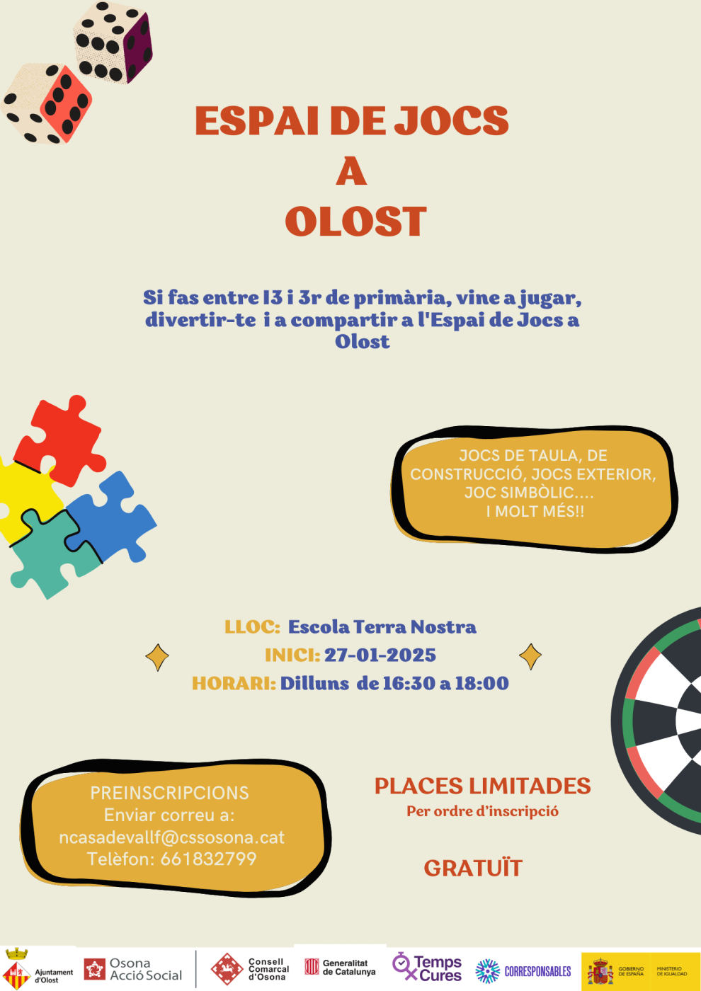 Nou Espai de Jocs a Olost